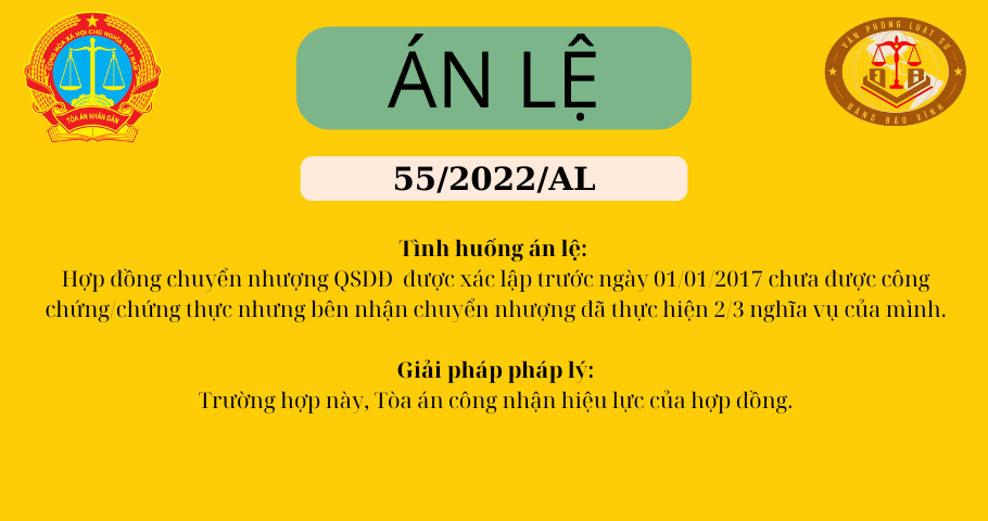 Án lệ số 55 - 2022