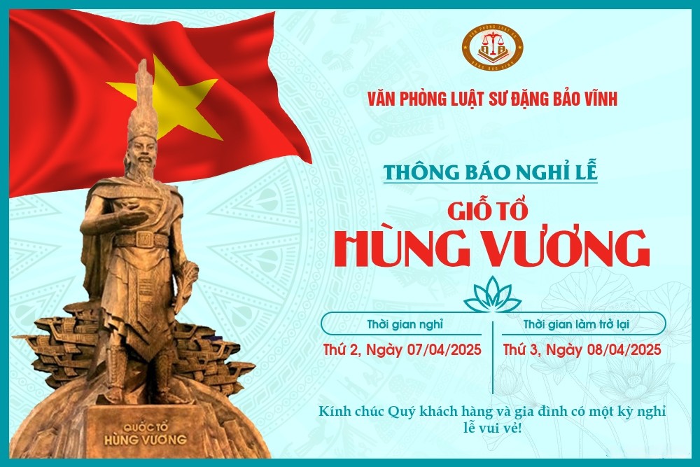 Thông báo nghỉ lễ Giỗ tổ Hùng Vương 2025