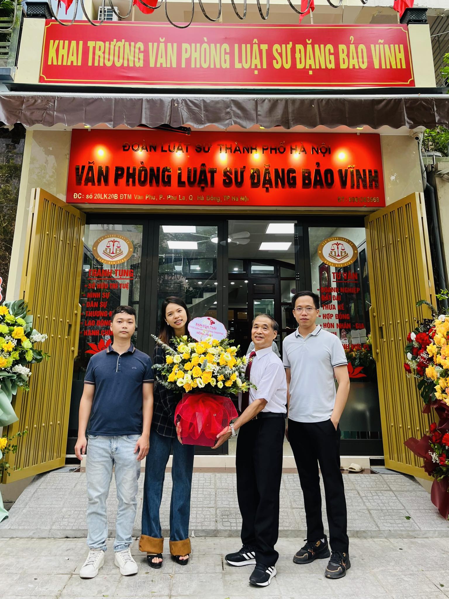 Khai trương Văn phòng Luật sư Đặng Bảo Vĩnh