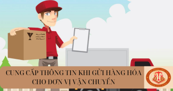 Người gửi hàng hóa phải cung cấp thông tin gì khi gửi hàng hóa cho đơn vị kinh doanh vận tải mà không đi theo xe?