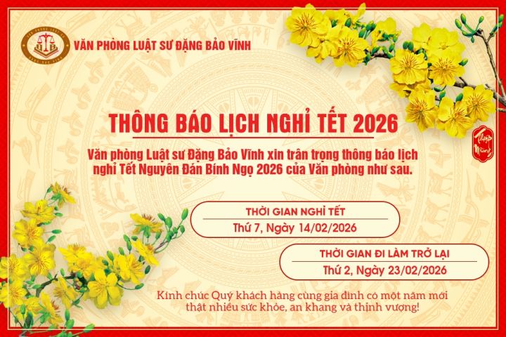 Thông báo lịch nghỉ Tết Nguyên Đán 2026
